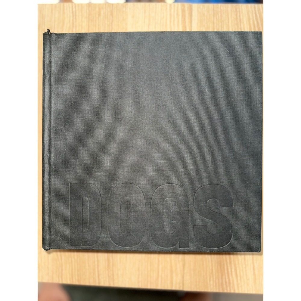 DOGS Large Hardcover Coffee Table Book Photography Black Cloth Bound Home Decor